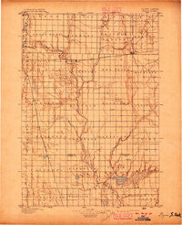 Byron South Dakota Historical topographic map, 1:125000 scale, 30 X 30 Minute, Year 1895
