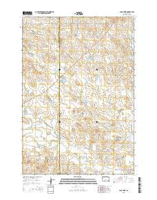 Camp Creek South Dakota Current topographic map, 1:24000 scale, 7.5 X 7.5 Minute, Year 2015