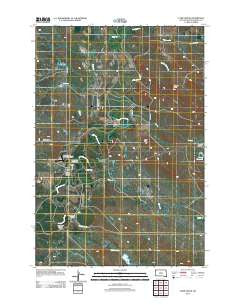 Camp Crook South Dakota Historical topographic map, 1:24000 scale, 7.5 X 7.5 Minute, Year 2012