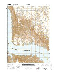 Campbell Creek South Dakota Current topographic map, 1:24000 scale, 7.5 X 7.5 Minute, Year 2015