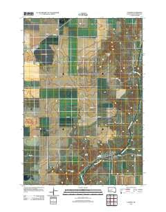 Canning South Dakota Historical topographic map, 1:24000 scale, 7.5 X 7.5 Minute, Year 2012
