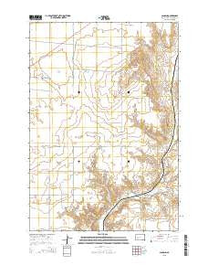 Canning South Dakota Current topographic map, 1:24000 scale, 7.5 X 7.5 Minute, Year 2015