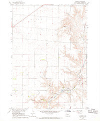 Canning South Dakota Historical topographic map, 1:24000 scale, 7.5 X 7.5 Minute, Year 1967