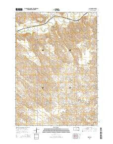 Capa South Dakota Current topographic map, 1:24000 scale, 7.5 X 7.5 Minute, Year 2015