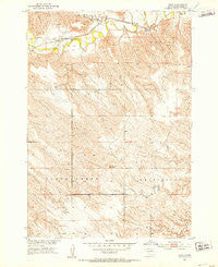 Capa South Dakota Historical topographic map, 1:24000 scale, 7.5 X 7.5 Minute, Year 1951