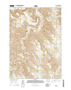 Capa SE South Dakota Current topographic map, 1:24000 scale, 7.5 X 7.5 Minute, Year 2015