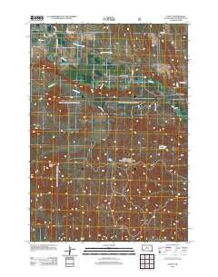 Caputa South Dakota Historical topographic map, 1:24000 scale, 7.5 X 7.5 Minute, Year 2012