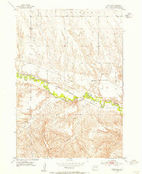 Caputa NE South Dakota Historical topographic map, 1:24000 scale, 7.5 X 7.5 Minute, Year 1953