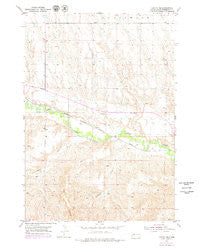 Caputa NE South Dakota Historical topographic map, 1:24000 scale, 7.5 X 7.5 Minute, Year 1953