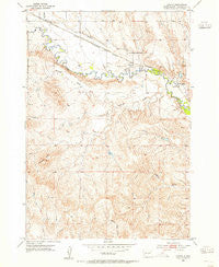 Caputa South Dakota Historical topographic map, 1:24000 scale, 7.5 X 7.5 Minute, Year 1953