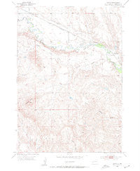 Caputa South Dakota Historical topographic map, 1:24000 scale, 7.5 X 7.5 Minute, Year 1953