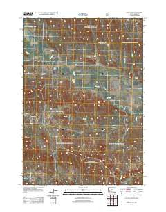 Caputa SW South Dakota Historical topographic map, 1:24000 scale, 7.5 X 7.5 Minute, Year 2012