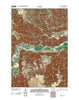 Carlin Flat South Dakota Historical topographic map, 1:24000 scale, 7.5 X 7.5 Minute, Year 2012