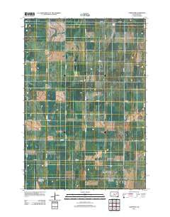 Carpenter South Dakota Historical topographic map, 1:24000 scale, 7.5 X 7.5 Minute, Year 2012