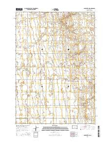 Carpenter NE South Dakota Current topographic map, 1:24000 scale, 7.5 X 7.5 Minute, Year 2015