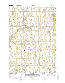 Carpenter SE South Dakota Current topographic map, 1:24000 scale, 7.5 X 7.5 Minute, Year 2015