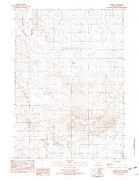 Carter South Dakota Historical topographic map, 1:25000 scale, 7.5 X 7.5 Minute, Year 1982