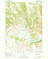 Cascade Springs South Dakota Historical topographic map, 1:24000 scale, 7.5 X 7.5 Minute, Year 1950