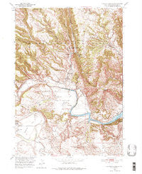 Cascade Springs South Dakota Historical topographic map, 1:24000 scale, 7.5 X 7.5 Minute, Year 1950