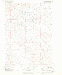 Castle Rock South Dakota Historical topographic map, 1:24000 scale, 7.5 X 7.5 Minute, Year 1977