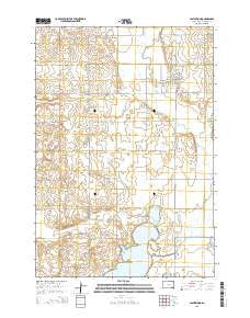 Castlewood South Dakota Current topographic map, 1:24000 scale, 7.5 X 7.5 Minute, Year 2015
