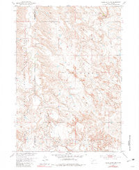 Cedar Butte NW South Dakota Historical topographic map, 1:24000 scale, 7.5 X 7.5 Minute, Year 1951