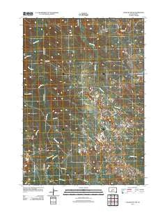 Cedar Butte NW South Dakota Historical topographic map, 1:24000 scale, 7.5 X 7.5 Minute, Year 2012
