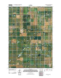 Chapelle Lake South Dakota Historical topographic map, 1:24000 scale, 7.5 X 7.5 Minute, Year 2012