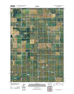 Chapelle Lake NW South Dakota Historical topographic map, 1:24000 scale, 7.5 X 7.5 Minute, Year 2012