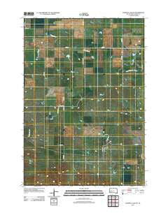 Chapelle Lake SE South Dakota Historical topographic map, 1:24000 scale, 7.5 X 7.5 Minute, Year 2012