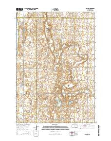 Chelsea South Dakota Current topographic map, 1:24000 scale, 7.5 X 7.5 Minute, Year 2015