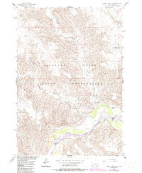 Cherry Creek NW South Dakota Historical topographic map, 1:24000 scale, 7.5 X 7.5 Minute, Year 1956