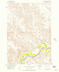 Cherry Creek NW South Dakota Historical topographic map, 1:24000 scale, 7.5 X 7.5 Minute, Year 1956