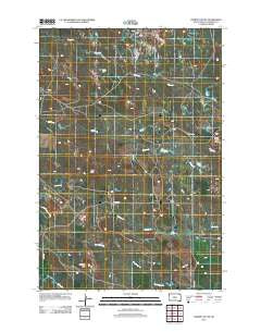 Chimney Butte South Dakota Historical topographic map, 1:24000 scale, 7.5 X 7.5 Minute, Year 2012