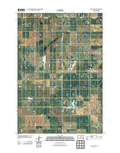 Clark Lake South Dakota Historical topographic map, 1:24000 scale, 7.5 X 7.5 Minute, Year 2012