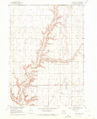 Clayton NE South Dakota Historical topographic map, 1:24000 scale, 7.5 X 7.5 Minute, Year 1970