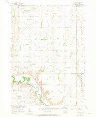Clayton South Dakota Historical topographic map, 1:24000 scale, 7.5 X 7.5 Minute, Year 1957