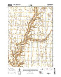 Clayton NE South Dakota Current topographic map, 1:24000 scale, 7.5 X 7.5 Minute, Year 2015