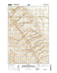 Clear Lake NE South Dakota Current topographic map, 1:24000 scale, 7.5 X 7.5 Minute, Year 2015