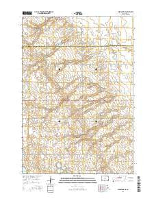Clear Lake NE South Dakota Current topographic map, 1:24000 scale, 7.5 X 7.5 Minute, Year 2015