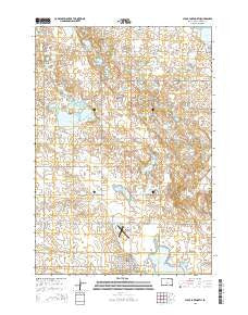 Clear Lake North South Dakota Current topographic map, 1:24000 scale, 7.5 X 7.5 Minute, Year 2015