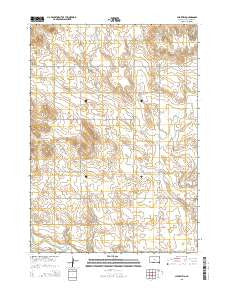 Clearfield South Dakota Current topographic map, 1:24000 scale, 7.5 X 7.5 Minute, Year 2015