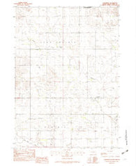 Clearfield South Dakota Historical topographic map, 1:24000 scale, 7.5 X 7.5 Minute, Year 1982