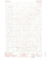 Coal Springs NW South Dakota Historical topographic map, 1:24000 scale, 7.5 X 7.5 Minute, Year 1983