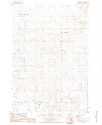 Coal Springs NW South Dakota Historical topographic map, 1:24000 scale, 7.5 X 7.5 Minute, Year 1983