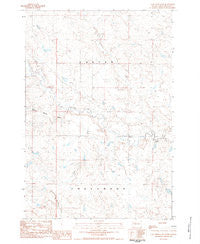 Coal Springs SE South Dakota Historical topographic map, 1:24000 scale, 7.5 X 7.5 Minute, Year 1983
