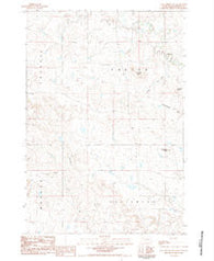 Coal Springs SW South Dakota Historical topographic map, 1:24000 scale, 7.5 X 7.5 Minute, Year 1983