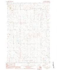 Coal Springs South Dakota Historical topographic map, 1:24000 scale, 7.5 X 7.5 Minute, Year 1983