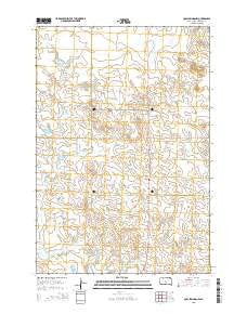 Coal Springs NW South Dakota Current topographic map, 1:24000 scale, 7.5 X 7.5 Minute, Year 2015