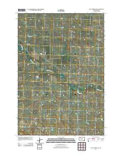 Coal Springs SE South Dakota Historical topographic map, 1:24000 scale, 7.5 X 7.5 Minute, Year 2012